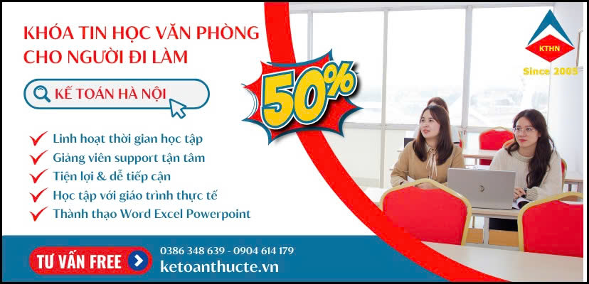 Khóa tin học văn phòng cấp tốc tại Nghĩa Tân Cầu Giấy